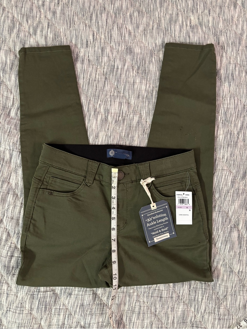 NWT Democracy Ab Solution Ankle Length Skinny Jeans Sz 6 - - Picture 6 of 10